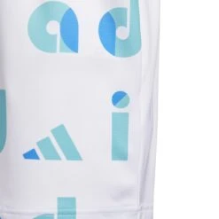 Adidas Junior Graphic Print Golf Polo Shirt HC0250 -ADIDAS Store HC0250 5 APPAREL Photography DetailView2 white