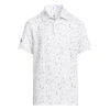 Adidas Junior Flag Golf Polo Shirt HD4953 -ADIDAS Store HD4953 1 APPAREL Photography FrontView white