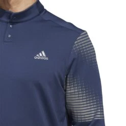 Adidas Statement COLD.RDY Long Sleeve Golf Polo Shirt HF6582 -ADIDAS Store HF6582 7 APPAREL OnModel DetailView1 white