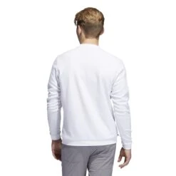 Adidas Core Crew Neck Golf Pullover HF9133 -ADIDAS Store HF9133 5 APPAREL OnModel BackView white