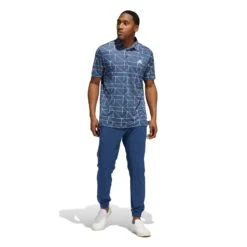 Adidas Primegreen Jogger Golf Pants HG3670 -ADIDAS Store HG3670 6 APPAREL OnModel StandardOutfitView white