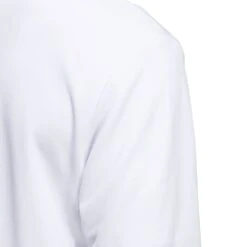 Adidas UPF Lightweight 1/4 Zip Golf Pullover HM8263 -ADIDAS Store HM8263 8 APPAREL OnModel DetailView2 white