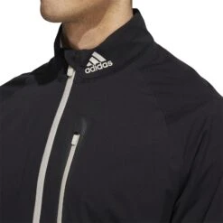 Adidas RAIN.RDY Golf Jacket HN4128 -ADIDAS Store HN4128 8 APPAREL OnModel DetailView1 white