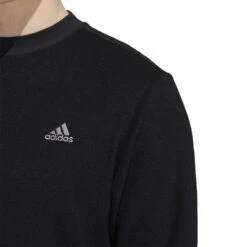 Adidas Core Crew Neck Golf Pullover HN4551 -ADIDAS Store HN4551 7 APPAREL OnModel DetailView1 white