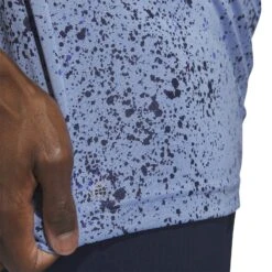 Adidas Jacquard Golf Polo Shirt HS1116 -ADIDAS Store HS1116 8 APPAREL OnModel DetailView2 white