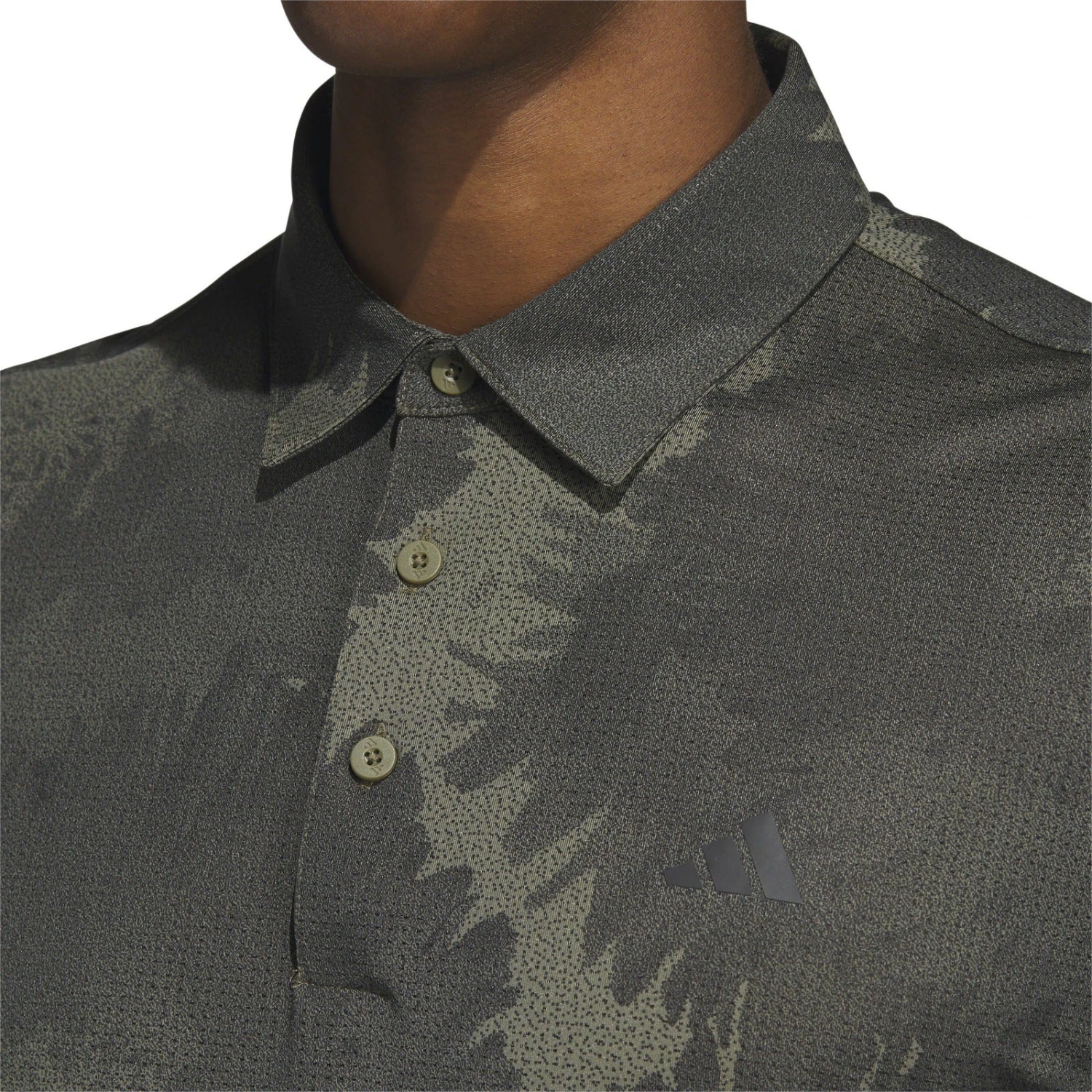 Adidas Flower Mesh Print Golf Polo Shirt HS1129 6 Adidas Flower Mesh Print Golf Polo Shirt HS1129 - Image 4