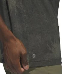 Adidas Flower Mesh Print Golf Polo Shirt HS1129 11 Adidas Flower Mesh Print Golf Polo Shirt HS1129 -ADIDAS Store HS1129 8 APPAREL OnModel DetailView2 white