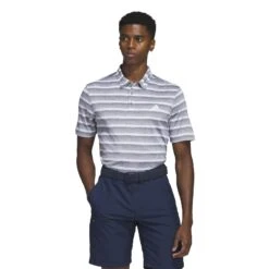 ADIDAS Store -ADIDAS Store adidas 2 Colour Stripe Golf Polo Shirt IA5444 5