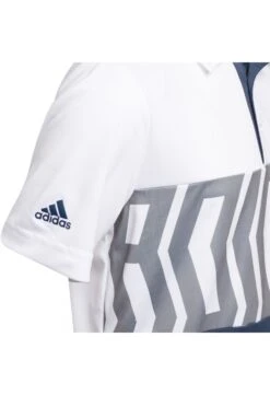 Adidas Junior Print Colour Blocking Polo Shirt GM4116 -ADIDAS Store adidas Boys Print Colour Blocking Polo Shirt GM4116 90